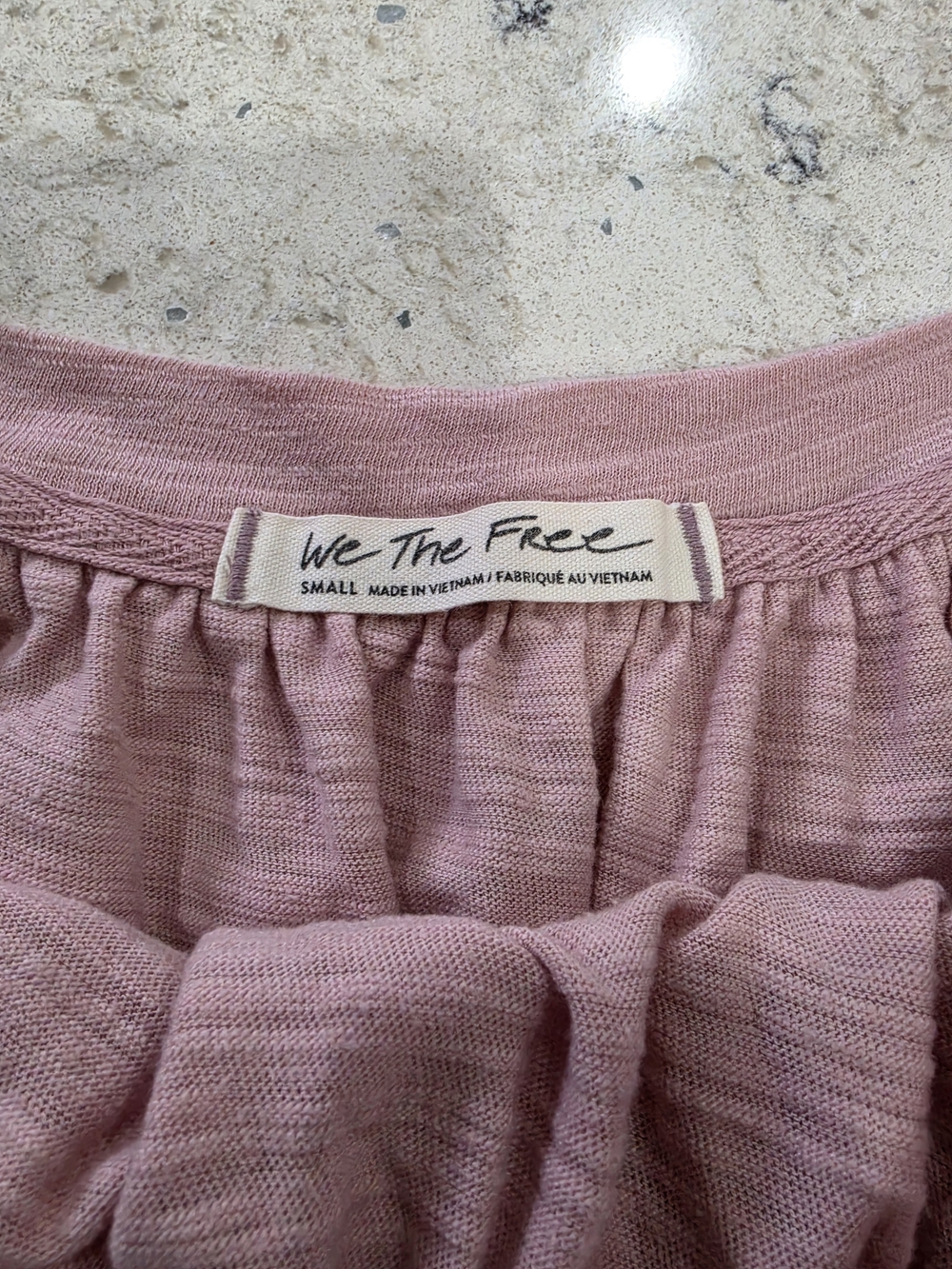 We The Free Dusty Rose Lightweight Knit Tank